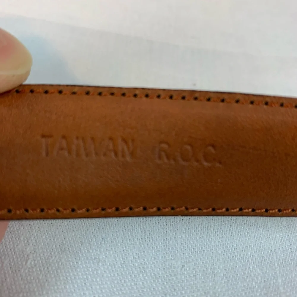 Christopher Hayes Men's Black Leather Belt- Sz 40